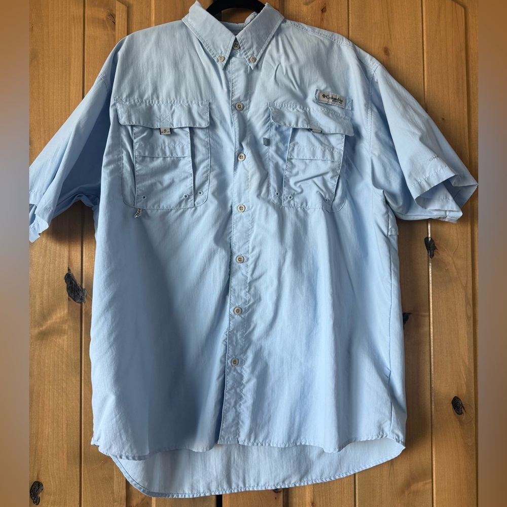 Columbia Light Blue Men's Shirt